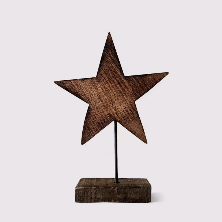 Acorus - Stella di Natale decorativa in legno