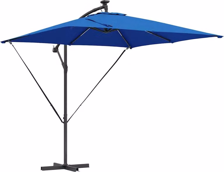 Ombrellone Azzurro 249 x 249 x 250 cm Poliestere e Alluminio