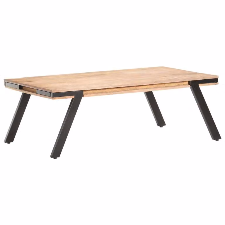 The Living Store tavolino 114x65x40 cm in legno massello di mango