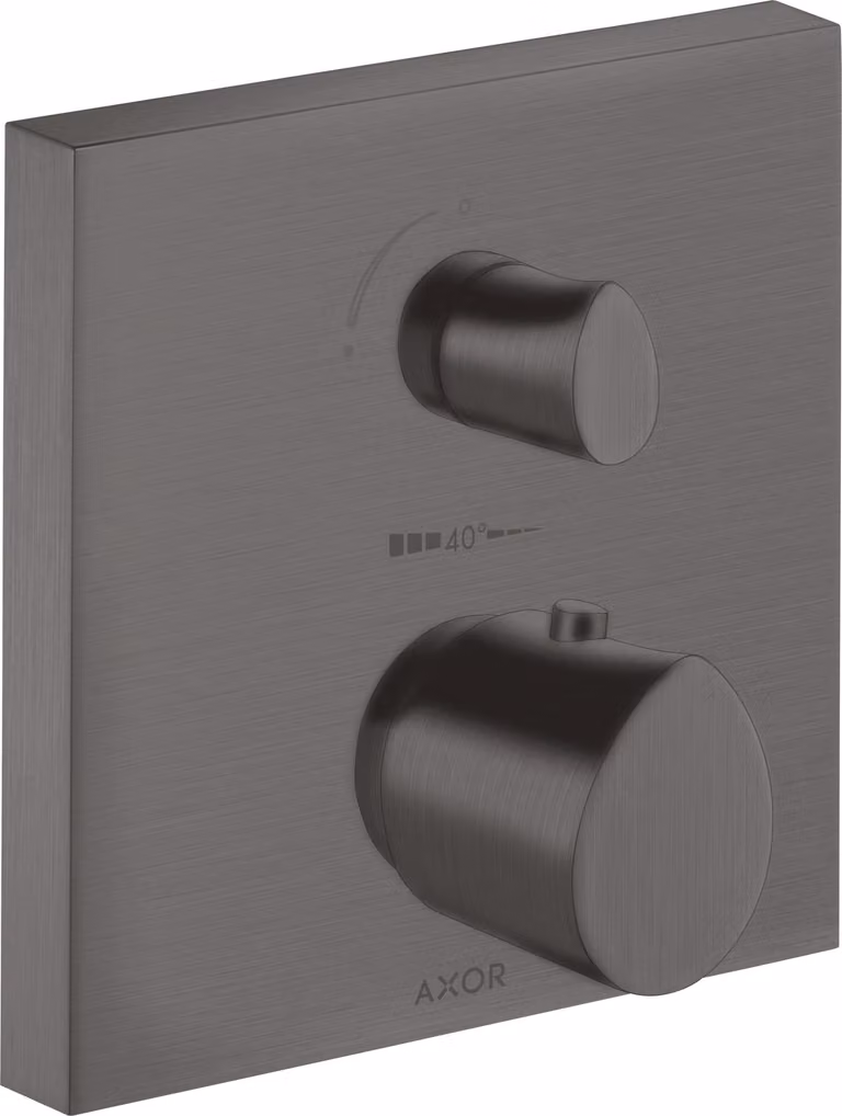 hansgrohe AXOR Starck Thermostat organique à encastrer, robinet d'arrêt et inverseur, 2 consommateurs, 12716340, 12716340