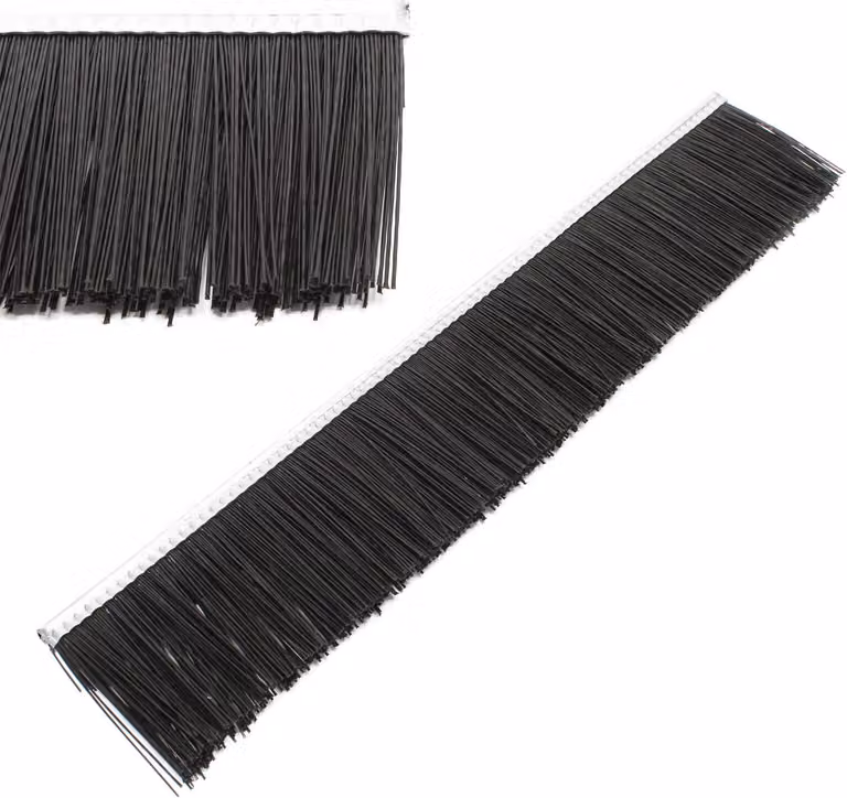 Spazzola di ricambio Wiltec da 55 cm per spazzatrice per rasaerba, testina per raccoglitore di foglie da 105 cm, ricambio per spazzatrice di foglie