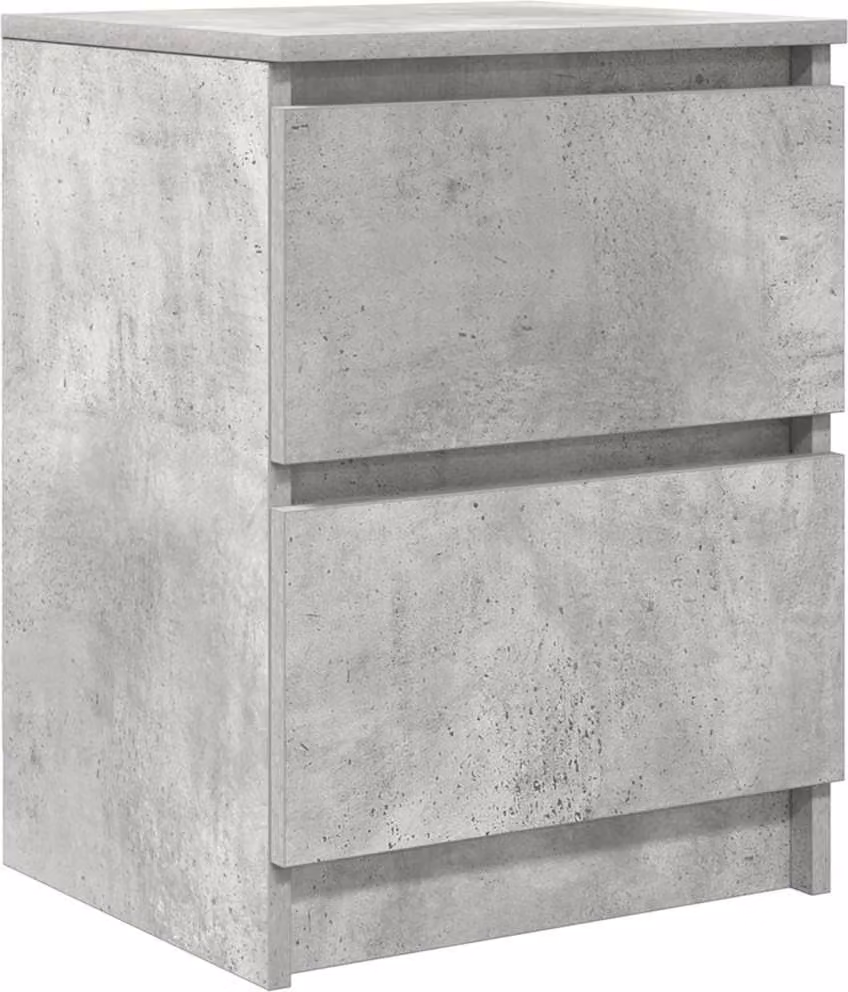 Mobile Porta TV Grigio Cemento 40x35x54 cm in Legno Multistrato