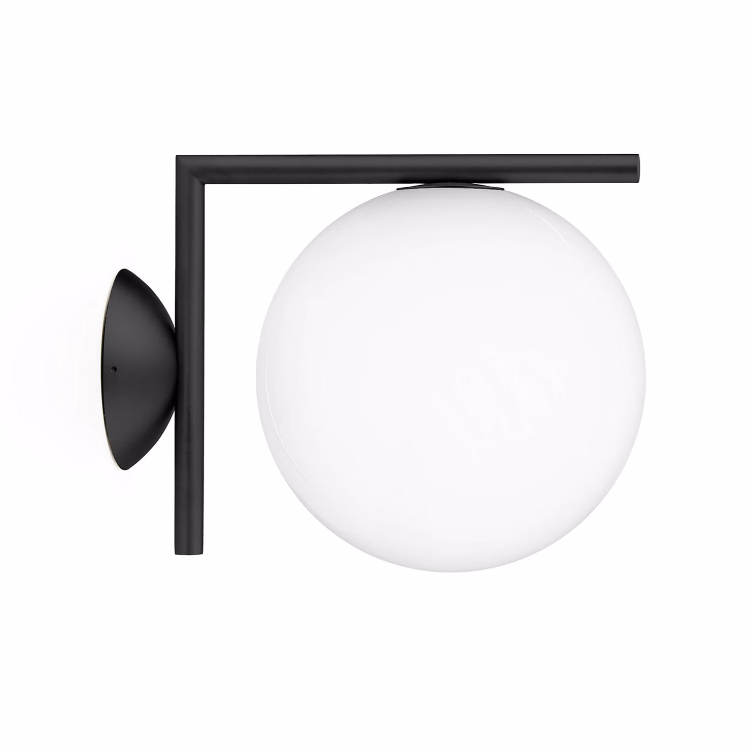 Flos - IC C/W1 Outdoor - Lampada da parete o soffitto da esterno - Nero