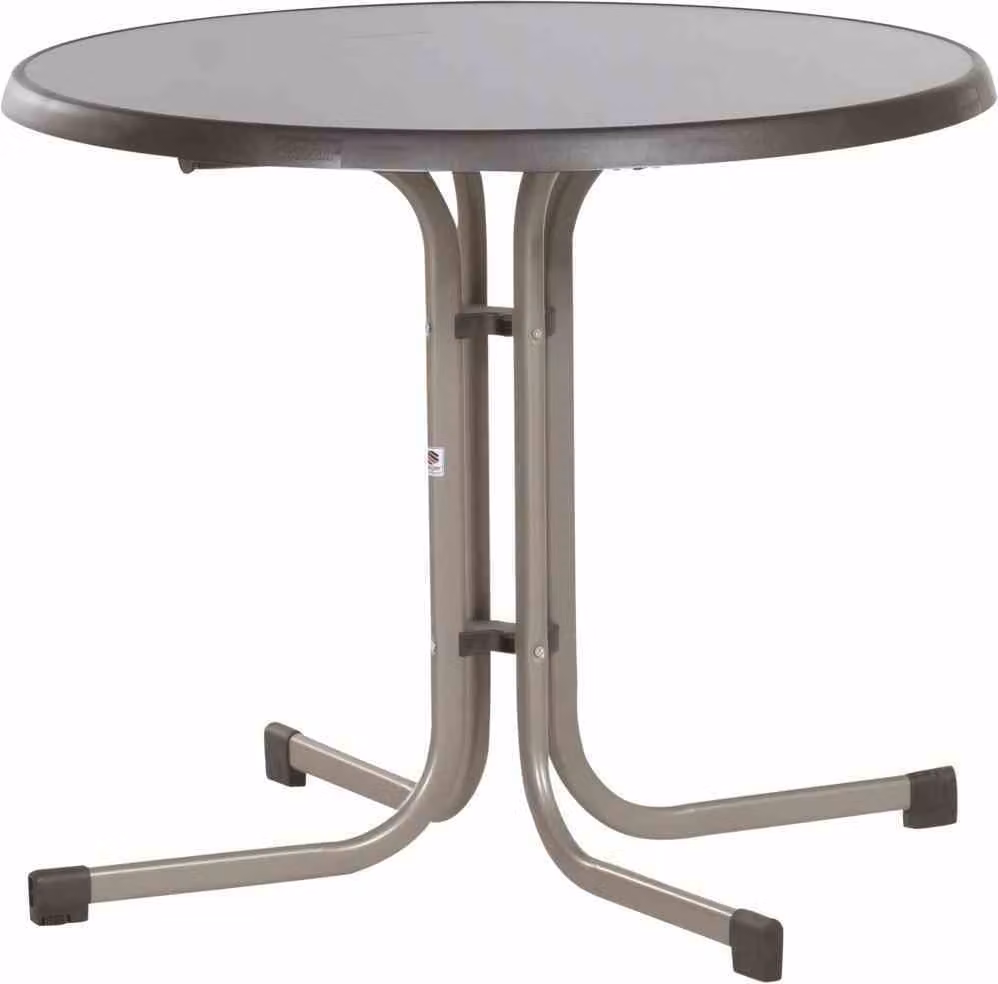 Tavolo pieghevole Sieger Boulevard 209/ tavolo da giardino 86 x 72 cm champagne moka, struttura Boulevard