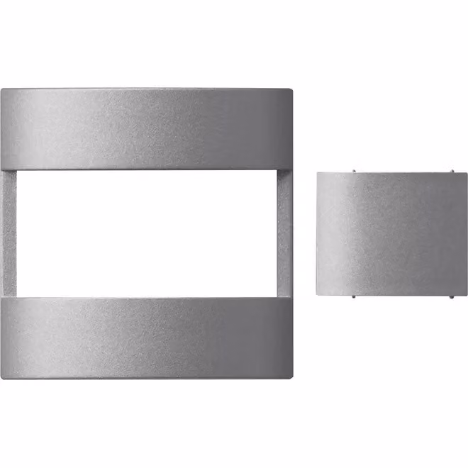 Gira 147026 Copertura per interruttore automatico, sistema 55, colore alluminio