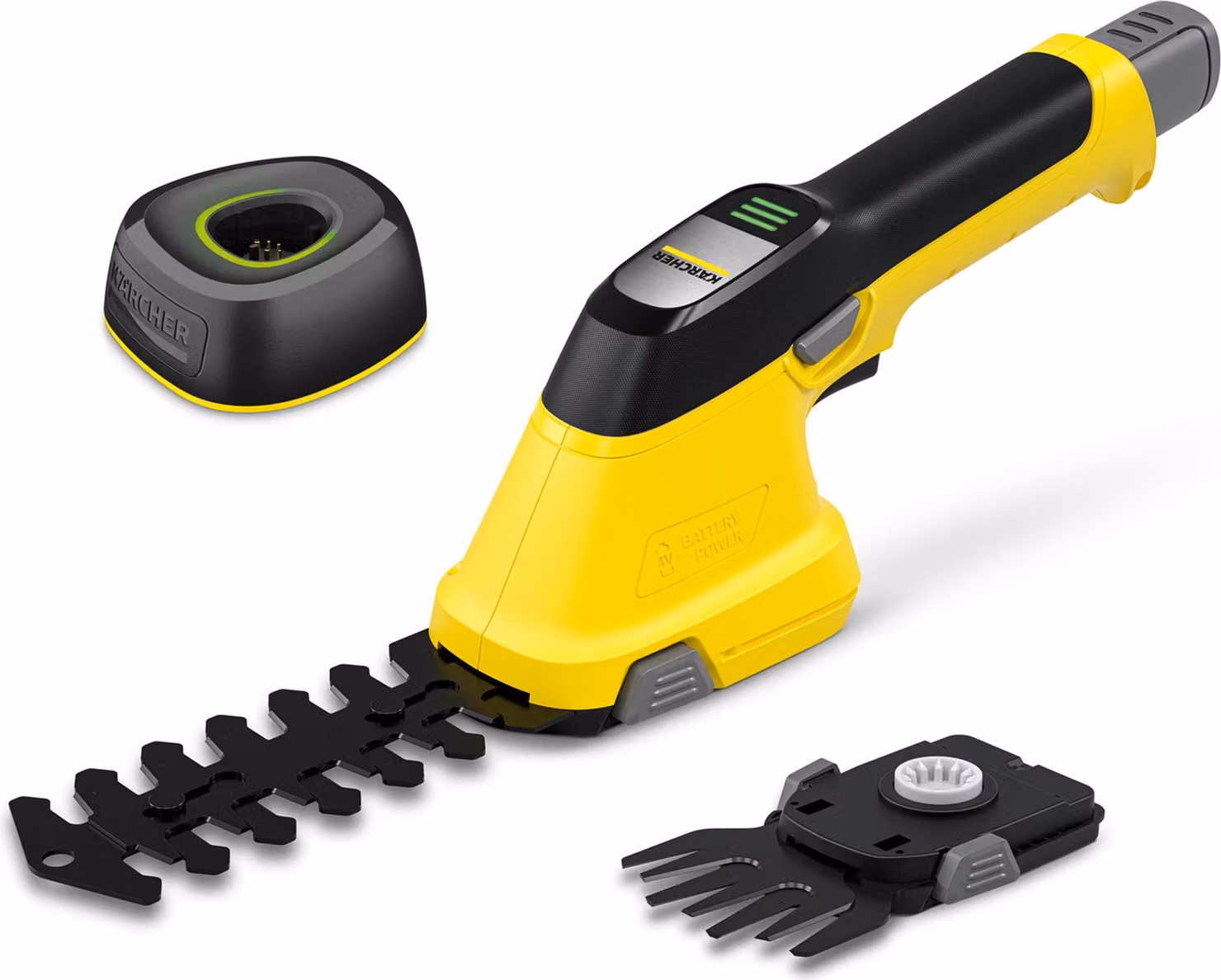 KÄRCHER 14453210 KÄRCHER GSH 4-4 PLUS BATTERY SET Akku-Strauch- und Grasschere 4,0 V, mit 1 Akku