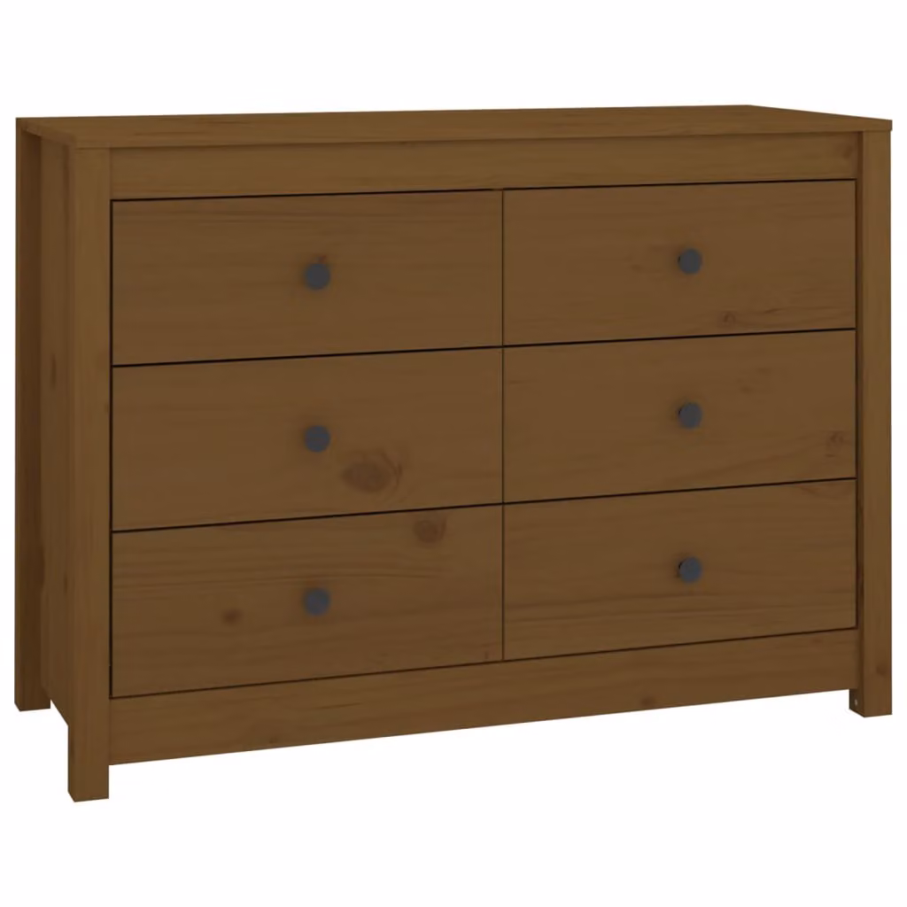 Armadietto Ambra 100x40x72 cm in Legno Massello di Pino
