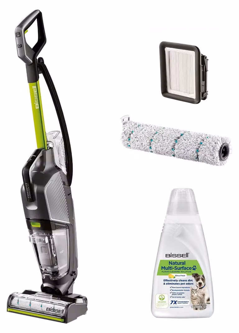 Bissell 3517N CrossWave HydroSteam PET aspirapolvere verticale a umido e a secco