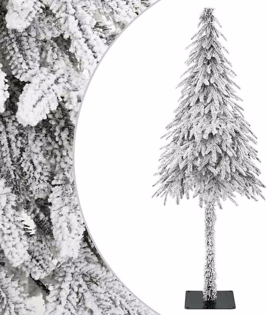 Maison Exclusive - Albero di Natale artificiale, bianco, 71 x 71 x 150 cm