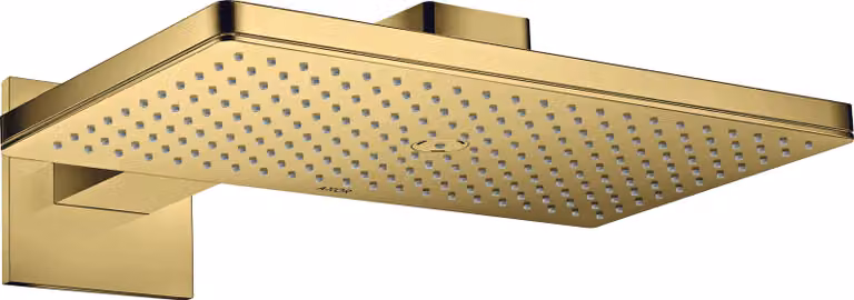 hansgrohe AXOR ShowerSolutions pomme de douche 460/300 1 jet, bras de douche, rosette carrée, 35278990, 35278990