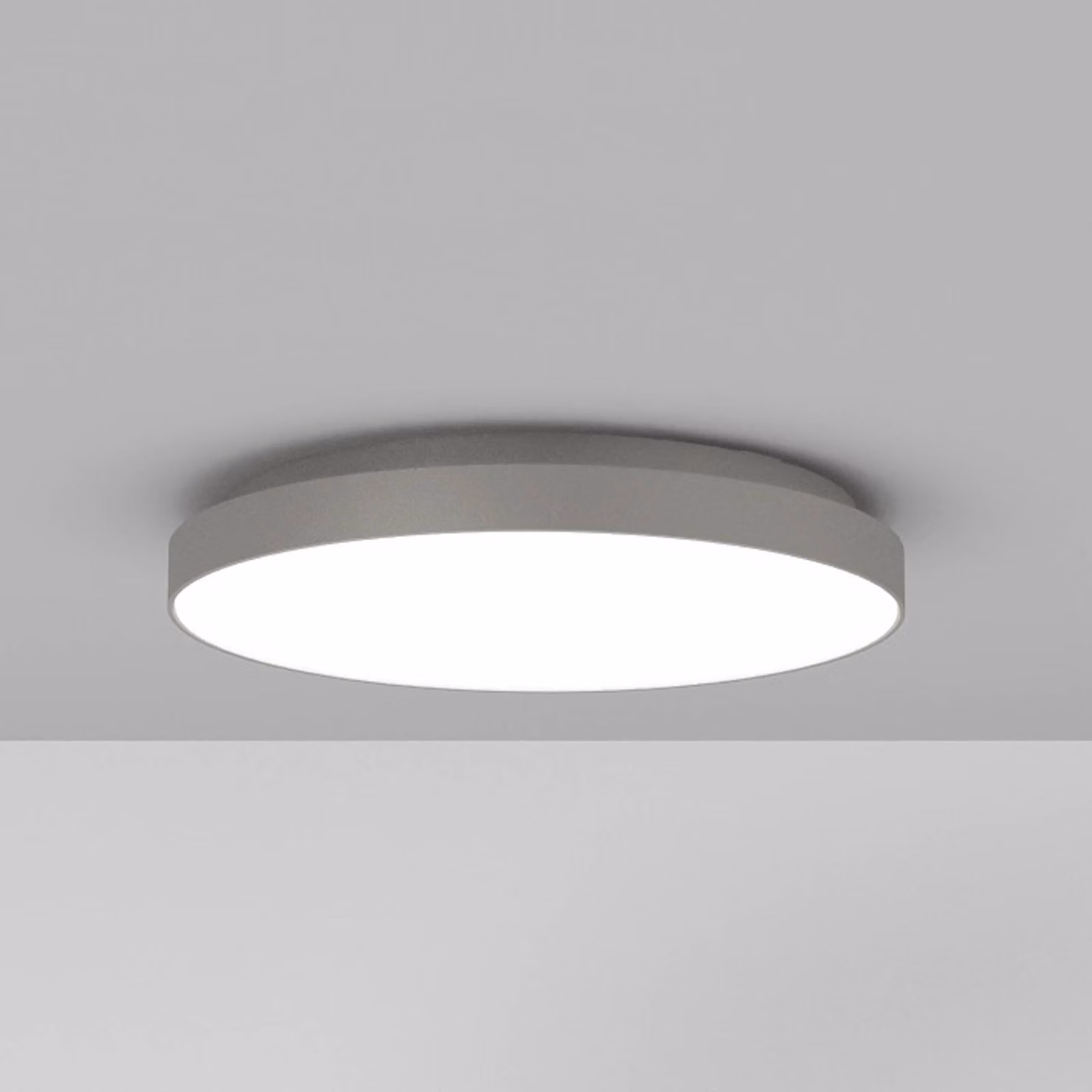 Rotaliana Plafoniera di design Venere W2, Crema / Ambra, Soggiorno / Sala da pranzo, Alluminio, Design, Plafoniera
