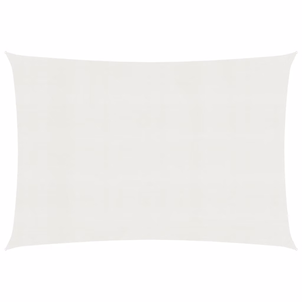 The Living Store Tenda da sole 160 g/m² Bianco 2,5x3 m HDPE