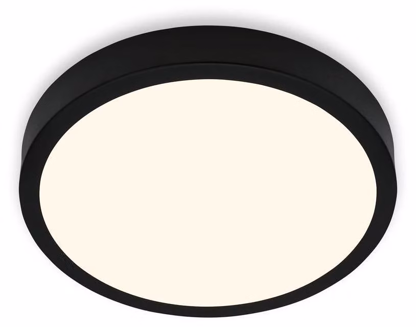 Briloner Leuchten ?Lampada da soffitto a LED, lampada da soffitto, luce bianca calda, lampada da incasso, lampada da incasso, nero, Ø 380x50 mm
