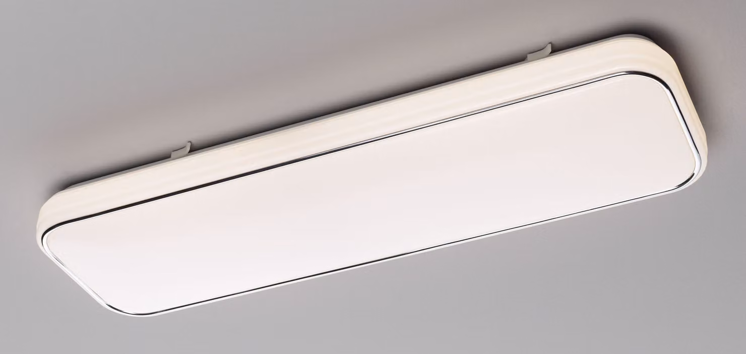 casa NOVA plafoniera SIMPLY WHT 60x18x6 cm bianco Lampada da soffitto