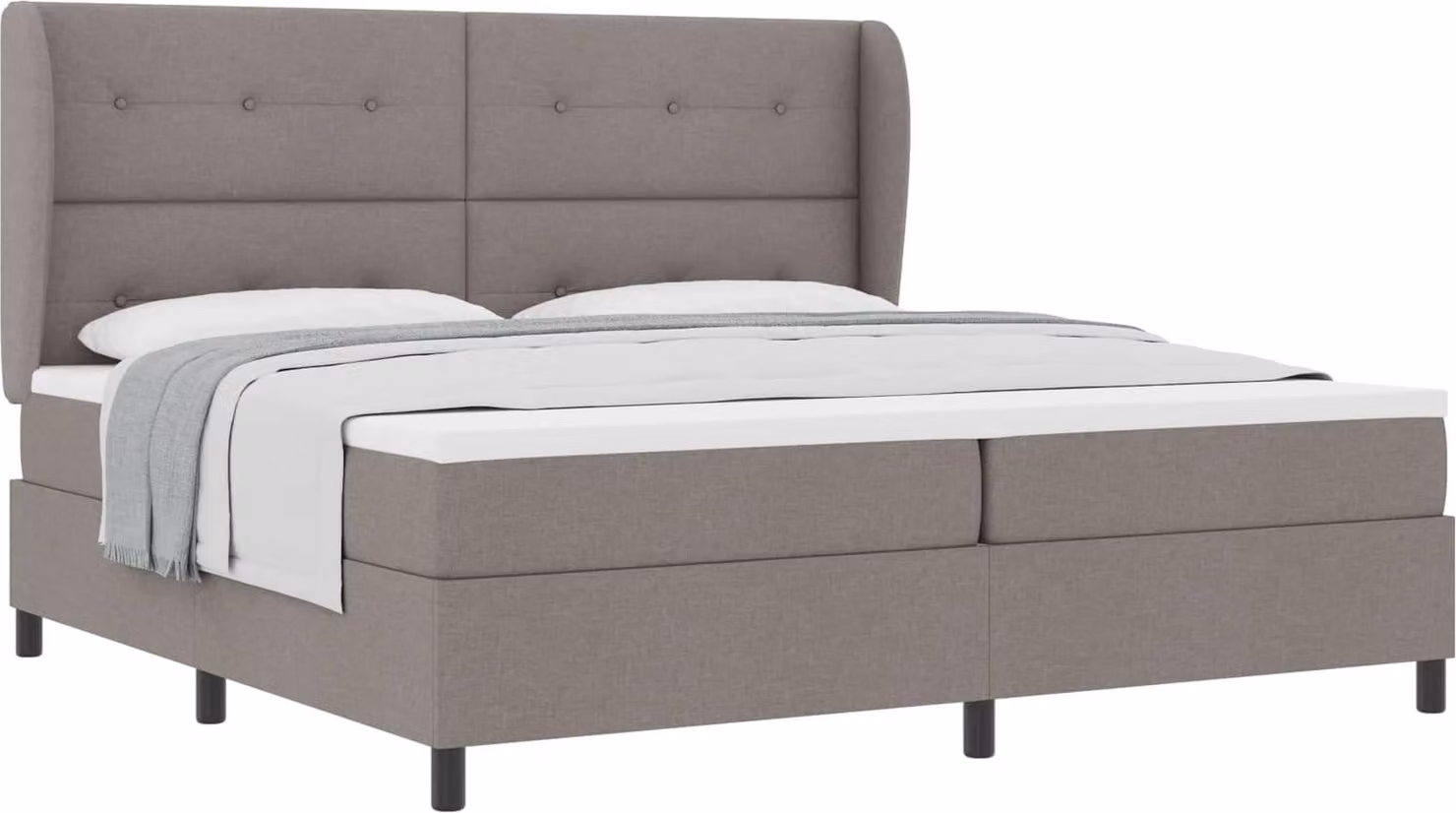 SYFAX™ Letto a molle con materasso Talpa 200 x 200 cm Tessuto
