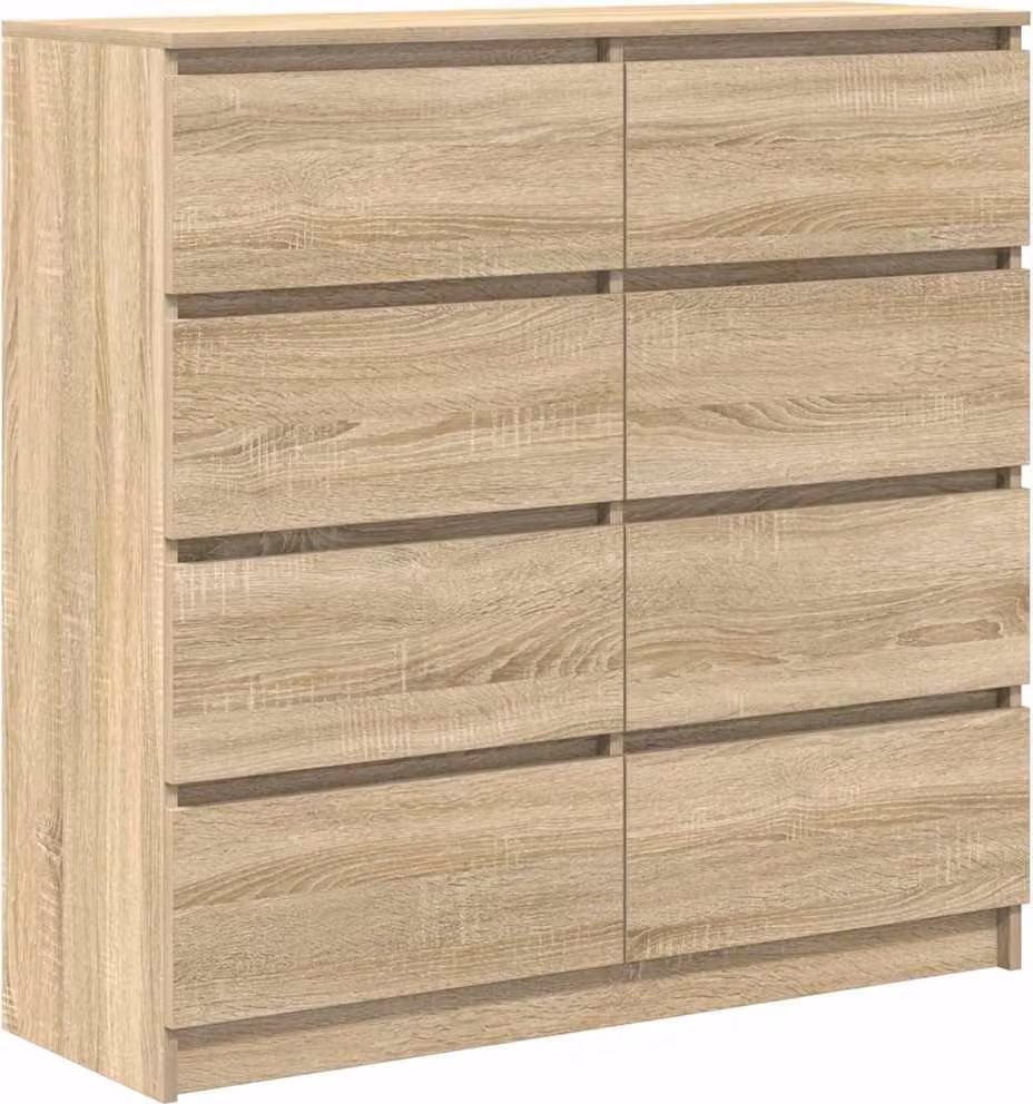 Credenza Rovere Sonoma 100x35x99 cm in Legno Multistrato