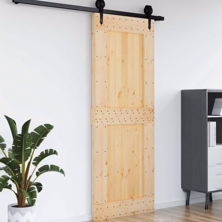 Porta liscia vidaXL NARVIK in legno color marrone L: 85 cm, H: 210 cm