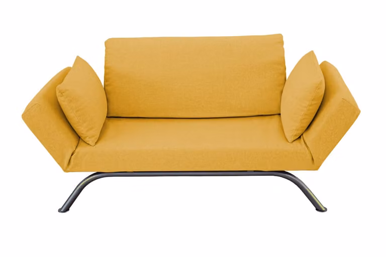 Divano Letto 2 Posti LIV Giallo