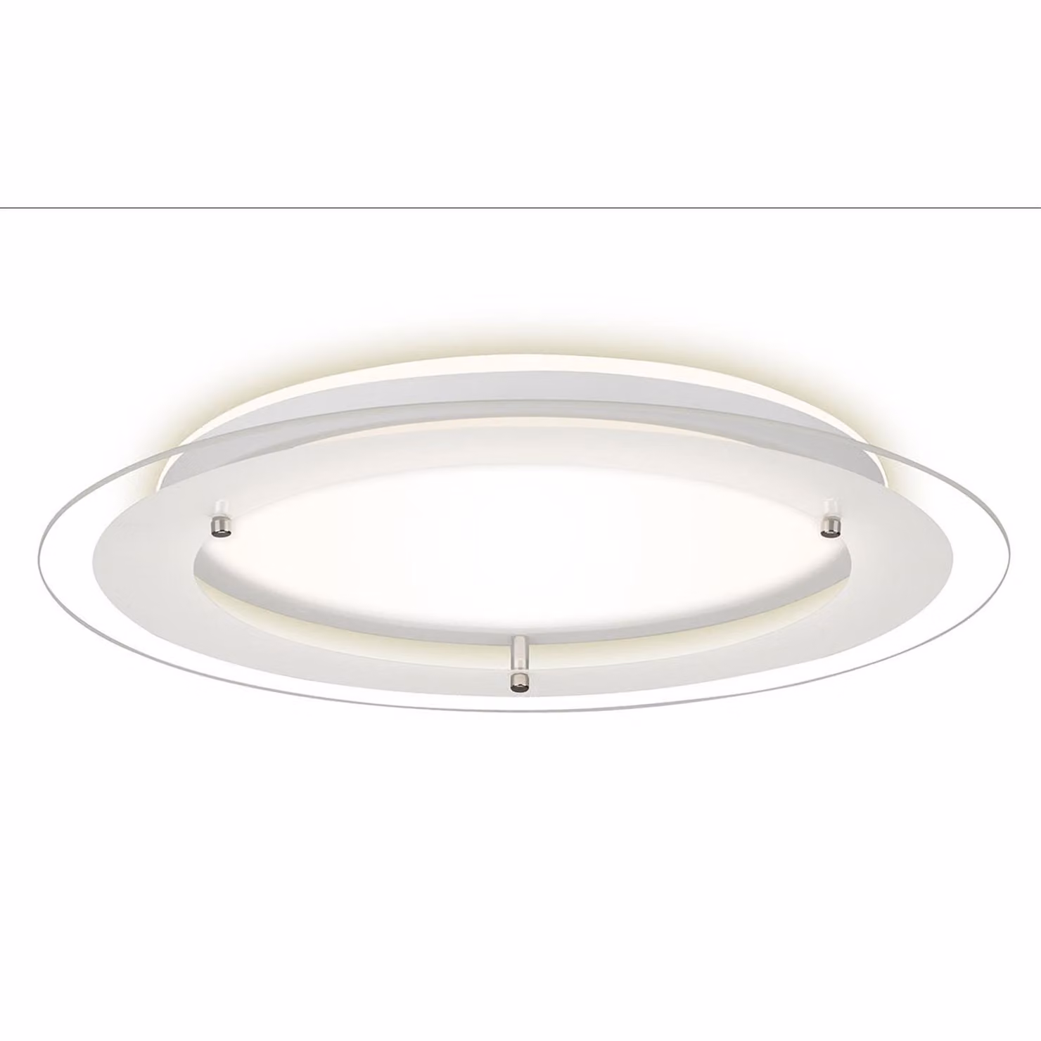 Plafoniera LED effetto Blacklight Ø 52cm bianco 3000lm bianco neutro
