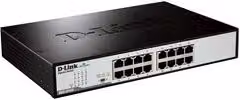 Switch di rete D-Link DGS 1016D SMB Unmanaged Gigabit 16 porte Black
