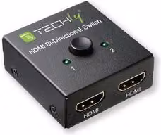 Switch HDMI 4K Manhattan 2 porte HDMI Nero 22BI2