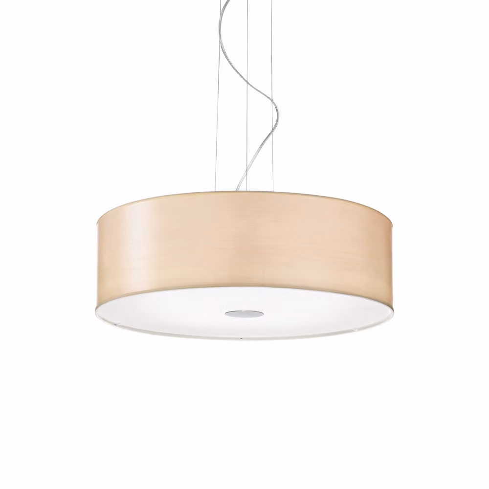 Apparecchio a sospensione Woody, Variante: 5 x 60 W, Ø 600 mm