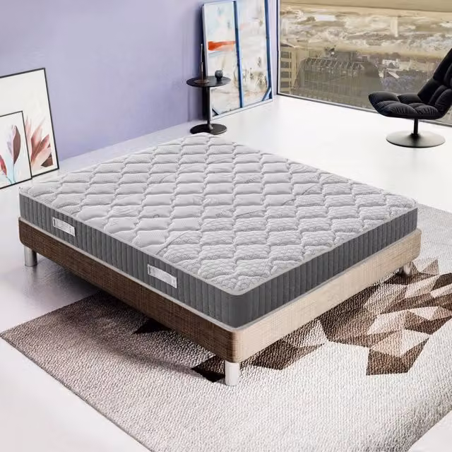 Materasso Matrimoniale MaterassieDoghe in Memory Foam Grigio, L/P/H: 160 x 190 x 20 cm – 1