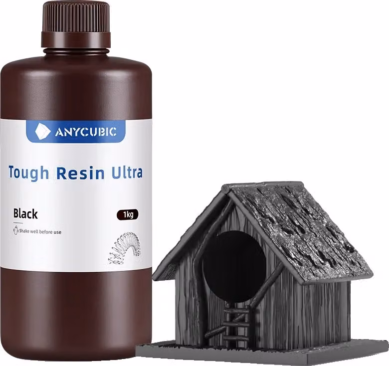 ANYCUBIC Resina dura, capacità 1 kg, ultra robusta, a basso odore, 1 kg nero