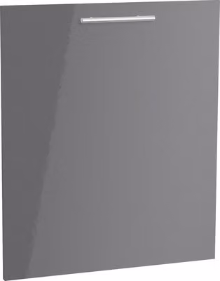 Pannello frontale Optifit per lavastoviglie da incasso Jonte984 LxPxA 59,6 x 1,6 x 70 cm antracite lucido