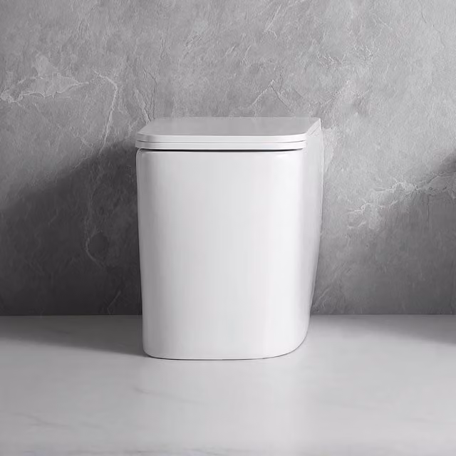 WC a pavimento Veriaffari in ceramica bianco lucido con scarico a parete modello FT54D L: 54 cm, P: 42 cm, H: 36 cm – 1