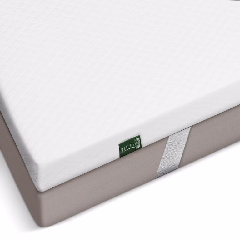Beautissu Topper Gel Coprimaterasso 140x200cm per materassi boxspring