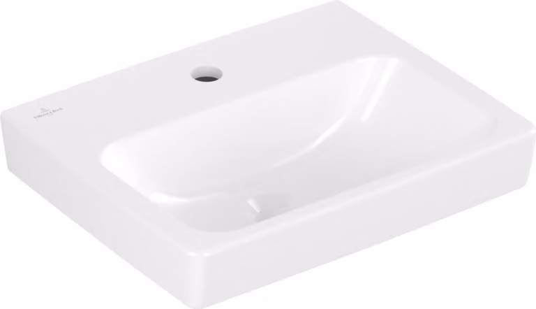 V&B Architectura lavamano 45x36,5 cm, B con, 1 rubinetto, senza sfioratore, bianco C+