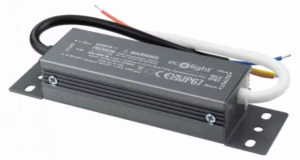 Alimentatore ermetico PREMIUM 20W 12V DC Eco Light EC20978