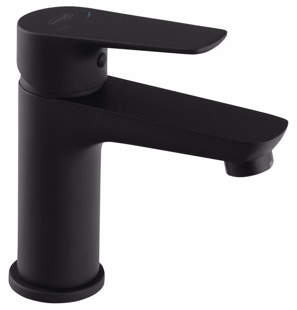 Aqualine Lotta - Miscelatore per lavabo, nero opaco LT602B