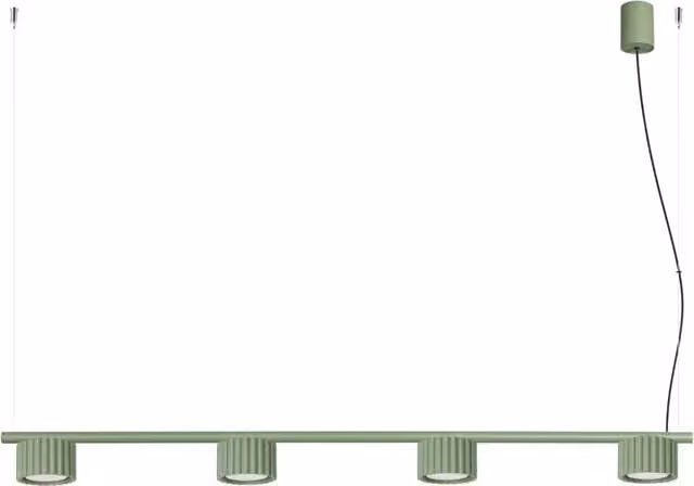 Lampadario AURA 4 salvia Gx53