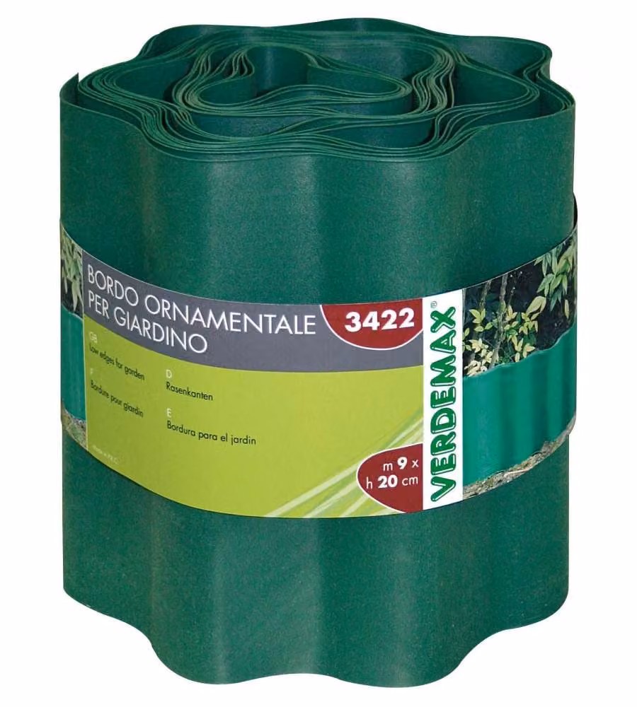 Bordo ornamentale in PE 9 x 0,20 h m