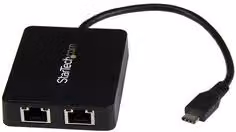 Adattatore di rete Gigabit USB-C Startech.Com, Colore Nero, Modello US1GC301AU2R