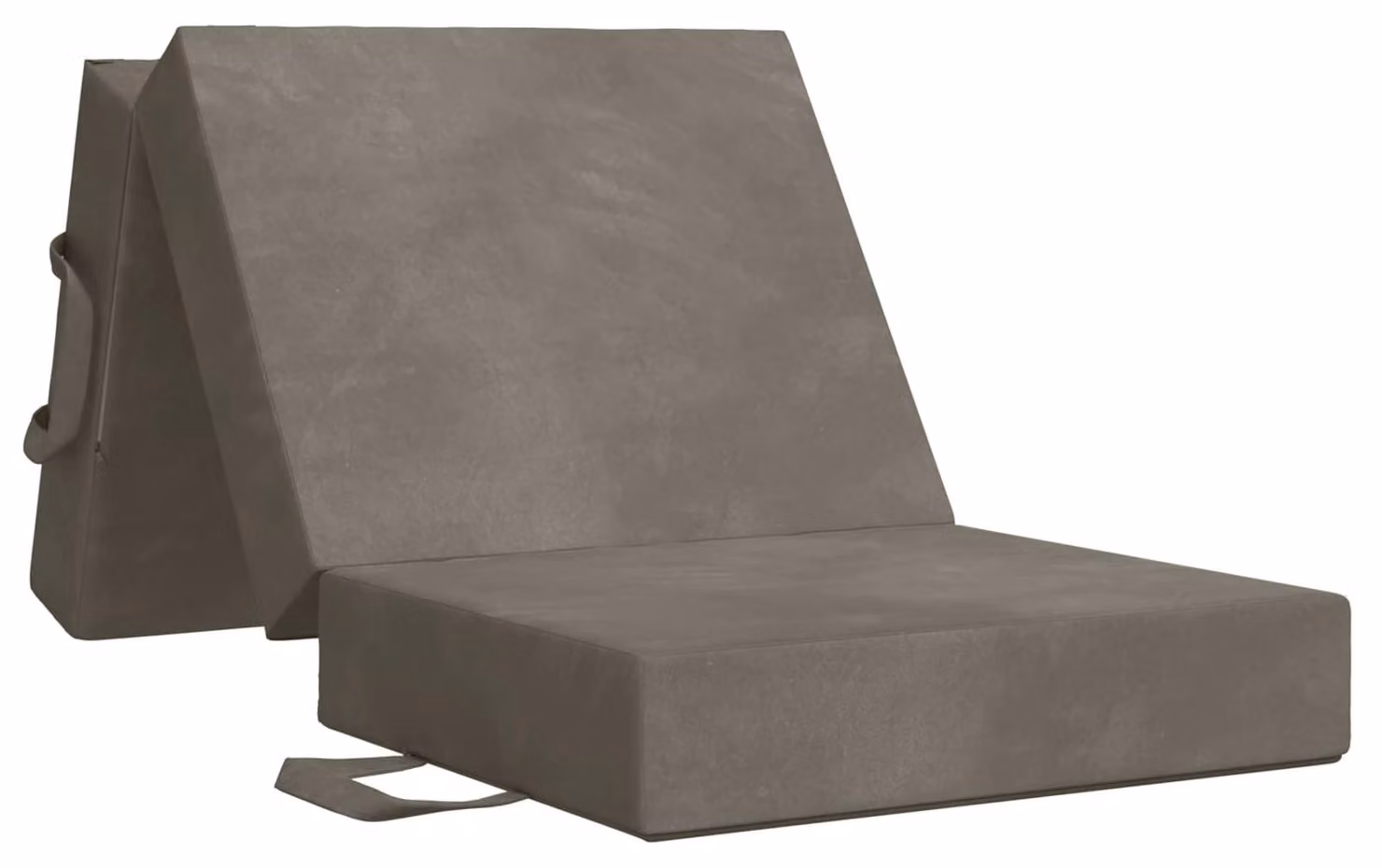 Divano Letto Pieghevole 90 x 67 x 45 cm Grigio Chiaro