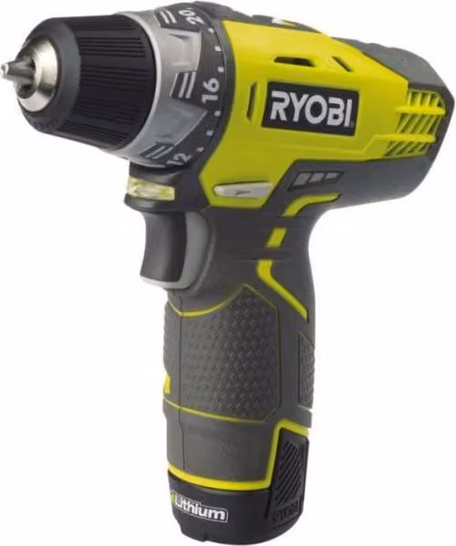 Trapano/avvitatore RYOBI 12V - 2 batterie 2.0Ah - 1 caricatore R12DD-220S