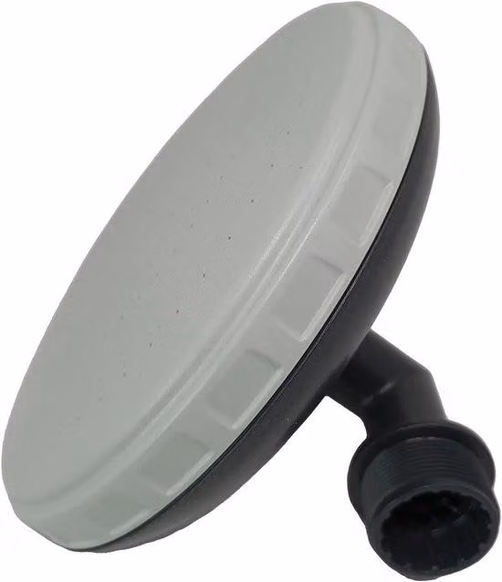 Soffione in plastica - ricambio per doccia da giardino - 1 pezzo - bianco