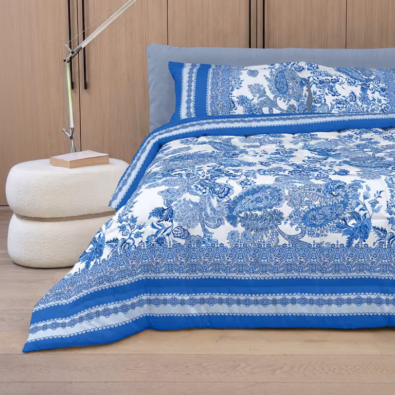 FEZ Trapunta - Taglia: 2 piazze,Colore: FEZ - AZZURRO