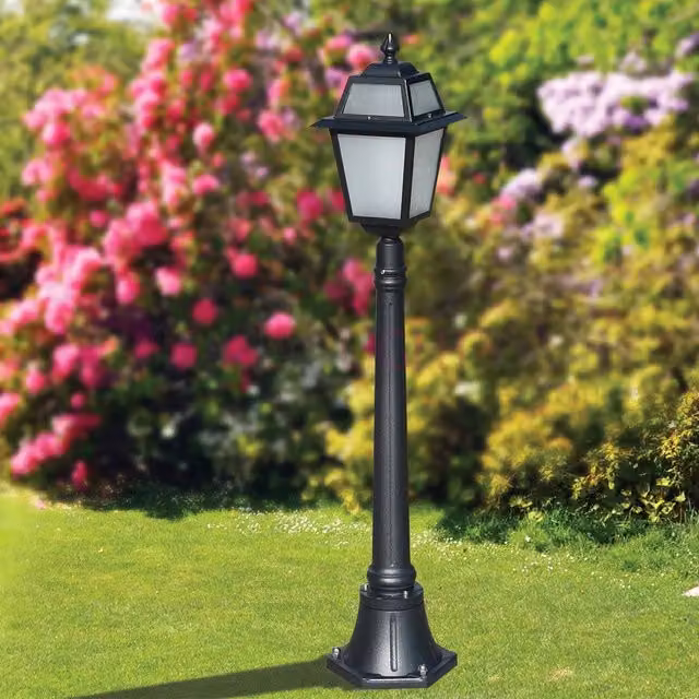 ARTEMIDE ANTRACITE Lampione h. 116 per Esterno Classico Lanterna Quadrata GARDENLIGHT