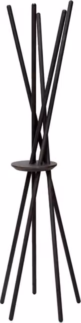 Appendiabiti da Terra 172x53x48 cm in Legno Grigio Scuro