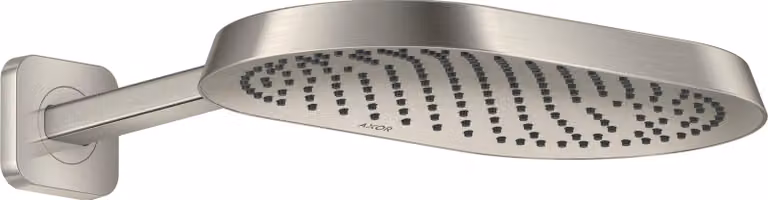 hansgrohe AXOR ShowerSphere Douche de tête 370/220 1jet EcoSmart avec bras de douche, 39749800, 39749800