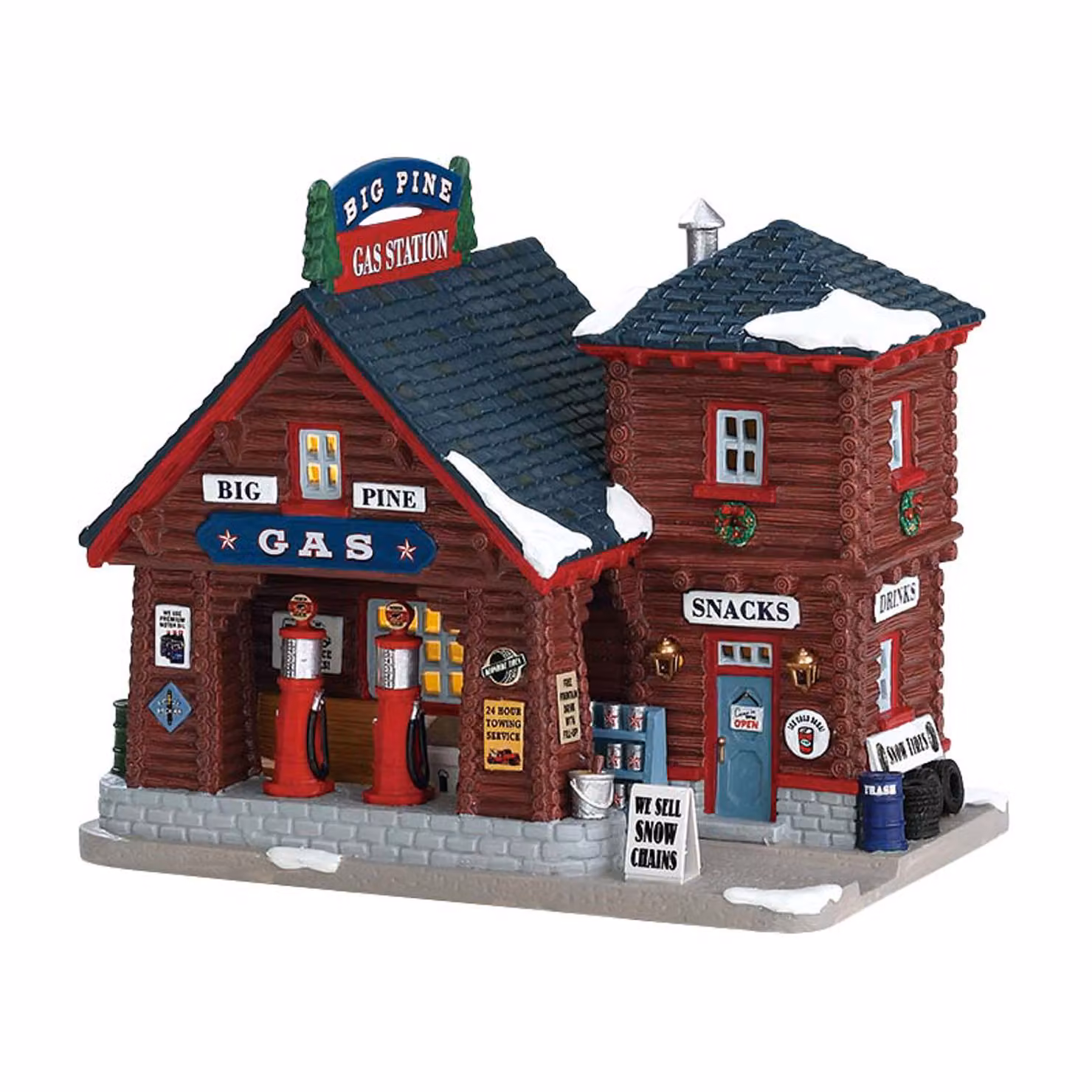 Decorazione di Natale Lemax Big Pine Gas Station multicolore per tavolo – 2