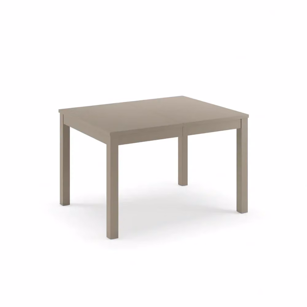 Tavolo da pranzo rettangolare allungabile Belfort Duzzle color beige con finitura opaca e dettagli in legno, L: 130-210 cm, P: 80 cm, H: 76 cm – 2