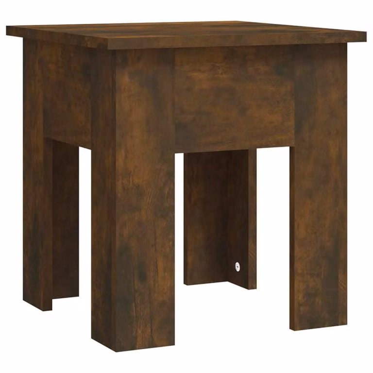 Tavolino da Salotto Rovere Fumo 40x40x42 cm in Truciolato