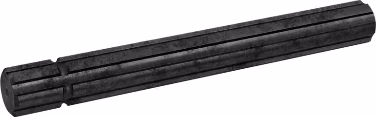 Albero cardanico BT1 300 mm scanalato per albero cardanico con attacco al trattore da 1 3/8" Z6 6 denti