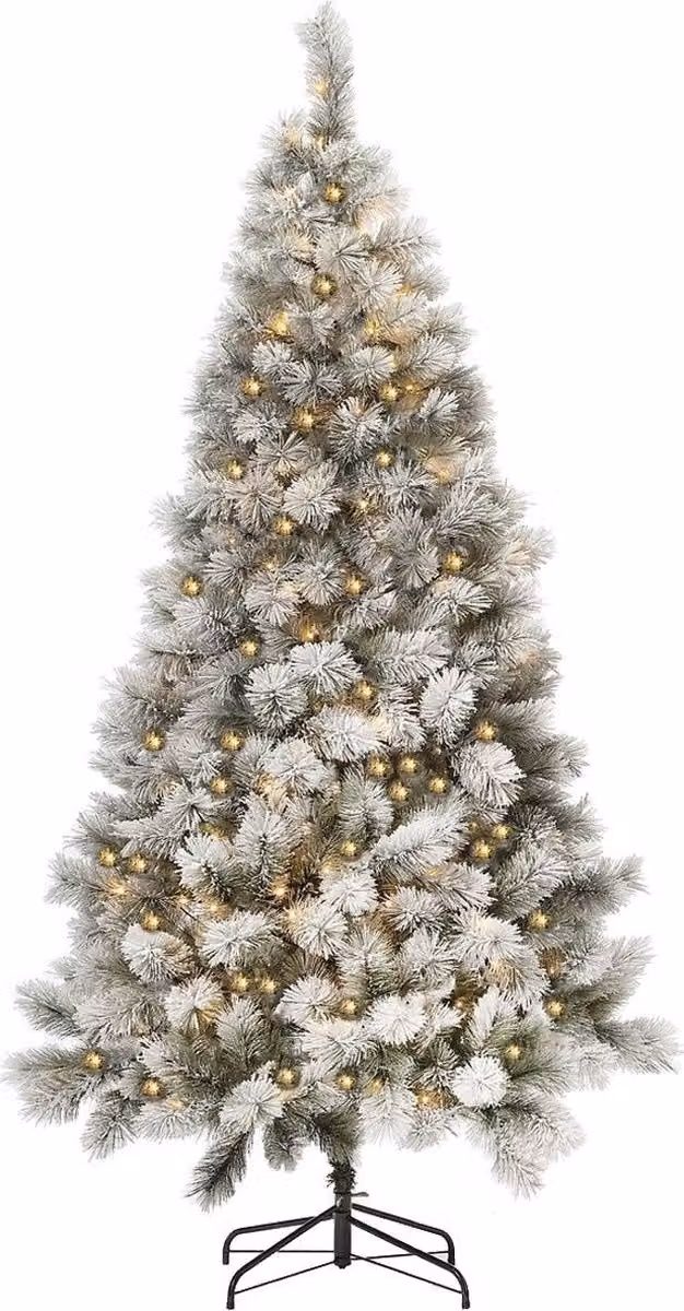 Royal Christmas® Albero di Natale artificiale Chicago 120 cm con neve | illuminazione LED inclusa