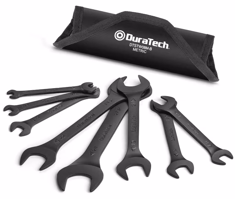 Set di chiavi a brug con due estremità aperte, 8 pezzi, da 5,5 mm a 27 mm, set di chiavi a brug piatte super sottili